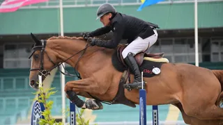 Reynald Angot en selle sur Iris d’Ivraie.