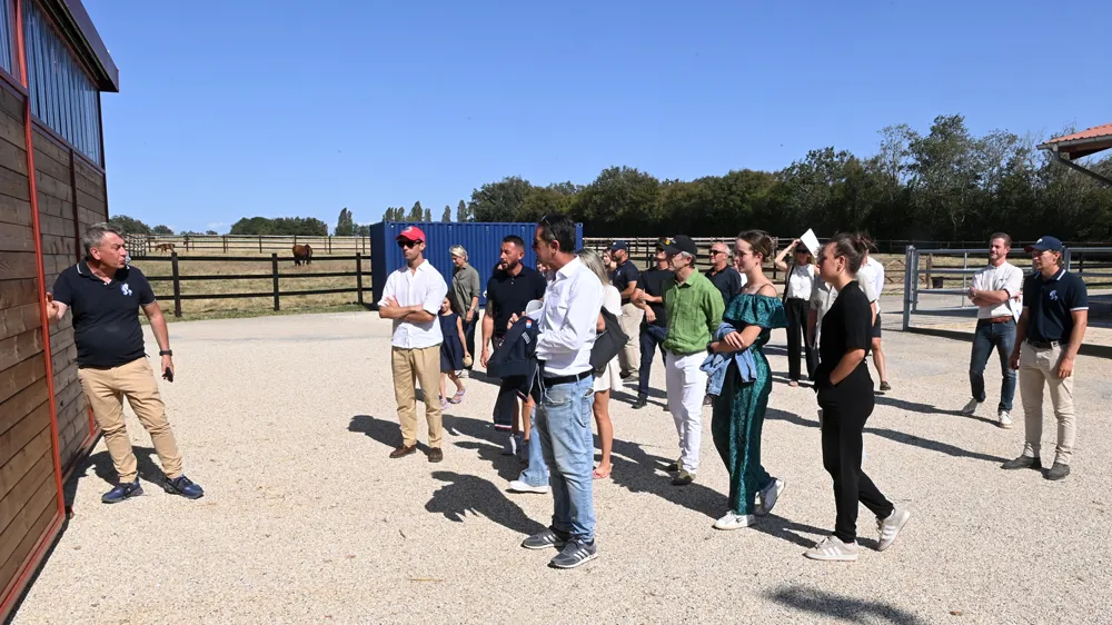 Le 23 juillet, Stéphane Monier a ouvert les portes du haras des Joanins à l’occasion d’un concours d’élevage très bien fréquenté.