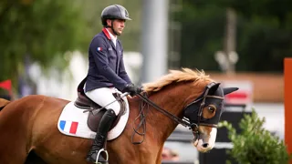 Édouard Chauvet et Zia Mia de la Bonn à Lisbonne lors du CSIO 3* ce week-end.