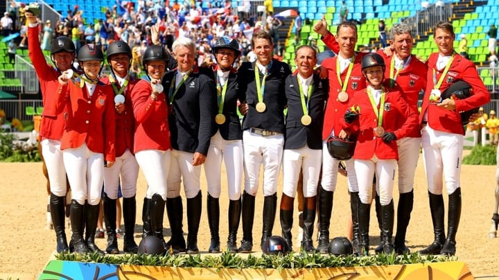 podium jeux olympiques rio ludger beerbaum