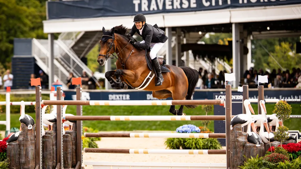 Pour son premier Grand Prix 5*, Qoachella s’est offert la plus belle victoire de sa carrière, sous la selle de l’illustre Beat Mändli.