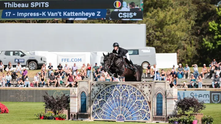 Thibeau Spits et Impress-K van’t Kattenheye ont été les meilleurs à Fontainebleau. 