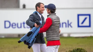 Gregory Wathelet en zijn goede vriend Steve Guerdat