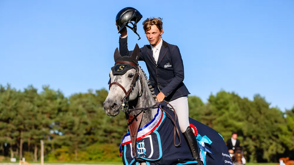 En septembre, Clément Fortin a remporté son deuxième titre de champion de France, cette fois avec Johnny Semilly, mâle de six ans.