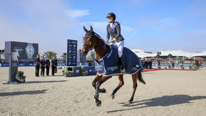 Action Man a offert à Anastasia Nielsen sa première victoire en Grand Prix 5* à Rabat.