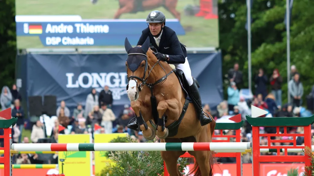 Andre Thieme et Chakaria viennent de s'emparer de leur quatrième Grand Prix 5*.