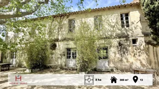 Ancien domaine viticole de 8 hectares en Camargue, à 5 minutes d’Arles, dans un cadre exceptionnel dominé par l’Abbaye de Montmajour.