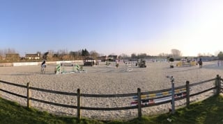 De vernieuwde piste van de New Flandria Ranch