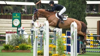  Emilie Conter in de top tien van het hoofdnummer op CSIO Rome