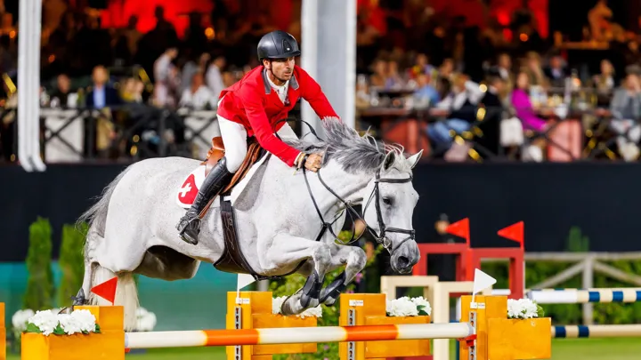 Is-Minka et Steve Guerdat ont participé à la victoire de la Suisse dans la Coupe des nations 5* de Bruxelles en signant un double zéro, en 2024.