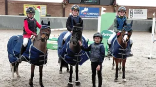 Winnende team kleine maat