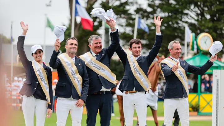 Les sourires et les prestations des équipiers français ont illuminé La Baule dans la Coupe des nations.
