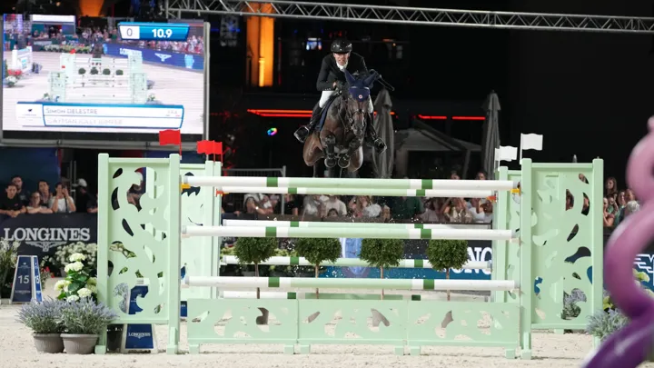 Semblant posséder des ressorts au bout des sabots, Cayman Jolly Jumper a décroché son troisième Grand Prix 5* de l’année à Monte-Carlo. 