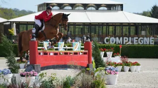 Lennard Tillmann en selle sur Veltiner 3 a signé trois sans-faute lors de cette Coupe des nations.