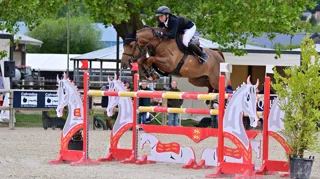 Evann Dilasser lors des Championnats des AS à Deauville ce week-end
