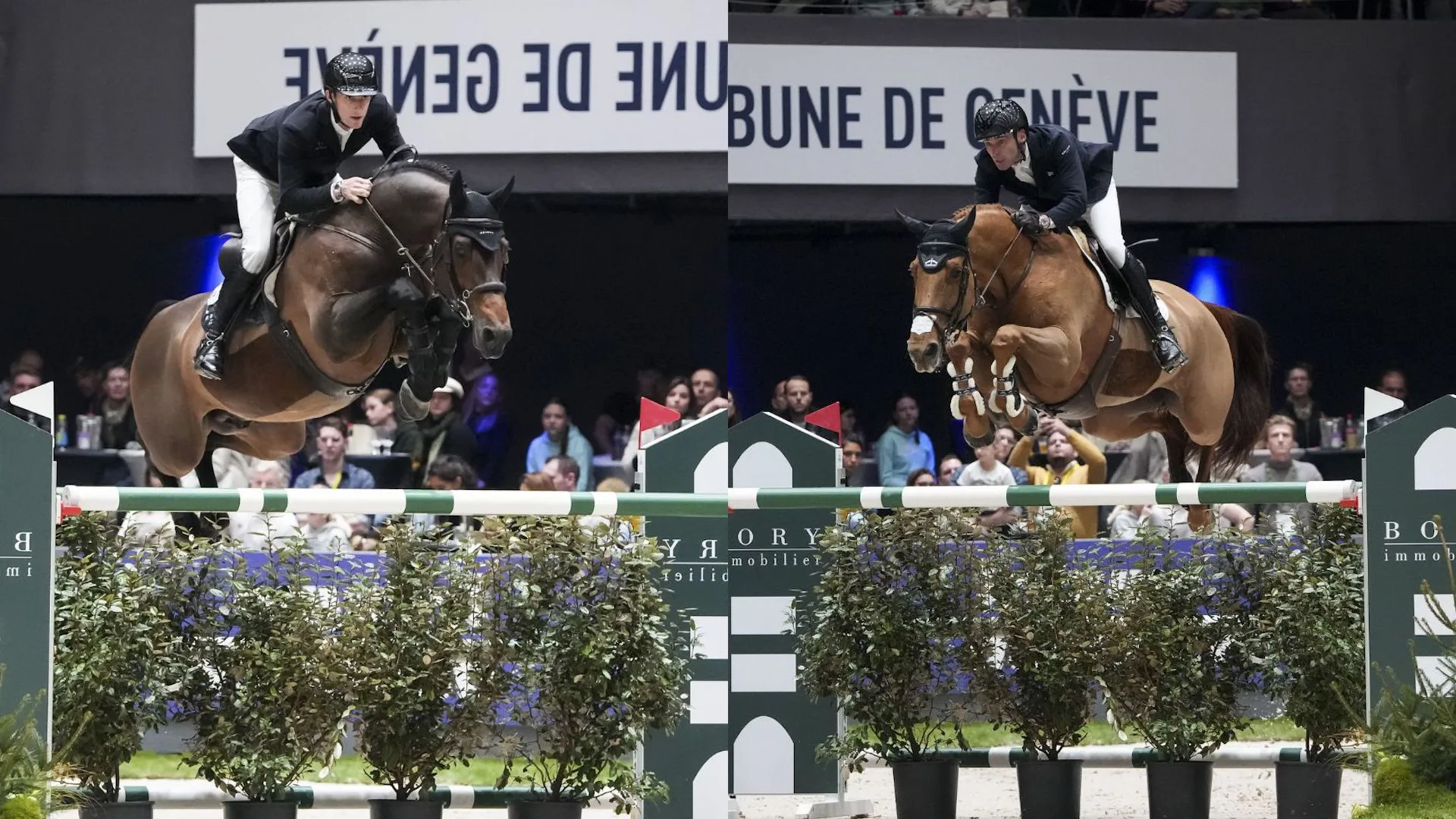 Richard Vogel file devant Marc McAuley à Genève