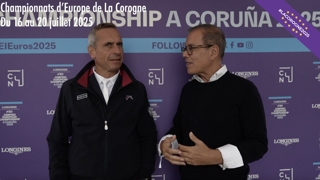 Auteur d’un parcours à une faute hier avec Donatello d’Auge dans la finale par équipes des championnats d’Europe Longines de La Corogne, le vainqueur de la finale de la Coupe du monde analyse son parcours et la prestation des Bleus. Dix-neuvième au provisoire, il ne prendra finalement pas le départ de la finale individuelle, demain. 
Cette sortie de piste est présentée par Lambey, l’aliment des champions.