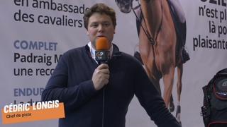 Au programme du 30 novembre au Salon du cheval de Paris : une rencontre avec Boris Ormancey, champion de France de Hunter, et interview du chef de piste Cédric Longis après sa conférence.