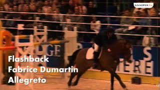 Atypique, bouillonnant, Allegreto a autant marqué le sport que l’élevage français. Retrouvez ce phénomène lors du Grand Prix international du Salon du Cheval en 1997 associé à Fabrice Dumartin. Flashback. 