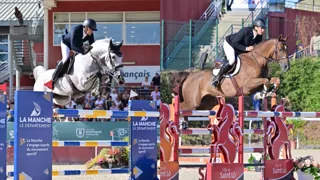 Dimanche, François-Xavier Boudant et Gloria des Besnards se sont imposés dans le Grand Prix 1,50 m du CSI 3* de Saint-Lô, moment phare du Normandie Horse Show. Au terme d’une seconde manche disputée par seize couples, le Normand et sa jument issue de l’élevage familial ont signé un double sans-faute, devançant Hugo Breul et Kiekeboe Picobello Z de soixante-douze centièmes. Revivez leur duel, présenté par Cheval Liberté. 