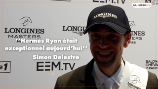 Aux commandes de son généreux Hermès Ryan des Hayettes, Simon Delestre s’est offert le Grand Prix du CSI5* du Longines Masters de Paris. GRANDPRIX TV est allé à sa rencontre à l’issu de la remise des prix.  