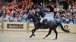 Hier, Titouan Schumacher a triomphé dans le Grand Prix du CSI 4* d’Equi Seine, organisé au Parc des expositions de Rouen. Le cavalier s’est confié juste après ce superbe succès obtenu aux rênes d’Illusion, qui lui avait déjà offert la victoire dans l’épreuve reine du CSI 3* de Compiègne Classic il y a quelques mois. Rappelant les débuts compliqués de la vingt-quatrième édition d’Equi Seine, où les organisateurs, appuyés par un élan de solidarité exceptionnel de la part des bénévoles, grooms et cavaliers et aidés par le prestataire en charge des écuries temporaires, ont dû en remonter en urgence après que des tentes hébergeant des boxes démontables ont vu leur toit s’affaisser sous le poids de la neige, l’Eurois a loué l’ambiance ayant régné lors de ce concours. Il s’est aussi livré quant à ses objectifs avec son hongre.