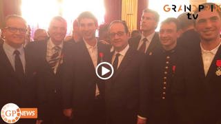 Ce matin, les cavaliers médaillés d'or aux Jeux olympiques de Rio ont reçu la Légion d'honneur par le Président François Hollande. Revivez ce moment solennel et fort en émotions ce soir dans GP News.