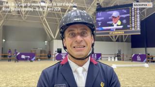 Deuxième de la finale de la Coupe du monde Longines de Riyad avec Dubaï du Cèdres, Julien Épaillard a livré son analyse et partagé son émotion au micro de GRANDPRIX.tv. 