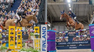 Steve Guerdat a gagné le Grand Prix Coupe du monde Longines d’Helsinki pour la deuxième fois de sa carrière, dimanche en Finlande. Associé à Albführen’s Iashin Sitte, le Suisse a battu de seulement quatre centièmes de seconde la Norvégienne Oda Charlotte Lyngvær, deuxième en selle sur Carabella van de Neyen. Revivez leur duel, présenté par Cheval Liberté.