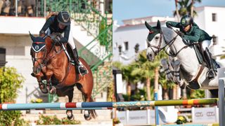 Dimanche, au Maroc, Inès Joly s’est brillamment imposée dans le Grand Prix du CSI 4*-W de Tétouan, première étape de l’annuel Morocco Royal Tour. En selle sur Pegasus Bandit Savoie, la Tricolore a franchi la ligne d’arrivée avec seulement quelques centièmes d’avance sur le Saoudien Khaled Almobty, associé à Spacecake. Comparez leurs barrages avec Cheval Liberté. 
