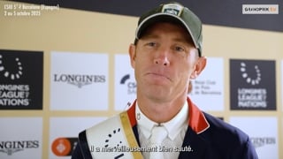 Choisis pour disputer le barrage face à l’Irlandais Billy Twomey et Jumping Jack van de Kalevallei, Scott Brash et Hello Jefferson ont offert à l’équipe britannique la victoire de la finale de la Ligue des nations Longines à Barcelone. Le cavalier a confié sa réaction à GRANDPRIX. 